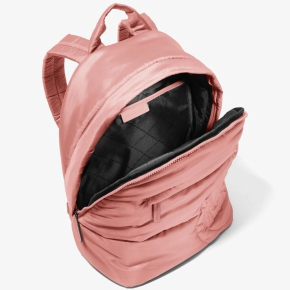 NWT Michael Kors Rae Medium Quilted Nylon Peach Backpack 35F1U5RB2C
Dust Bag - Picture 9 of 12